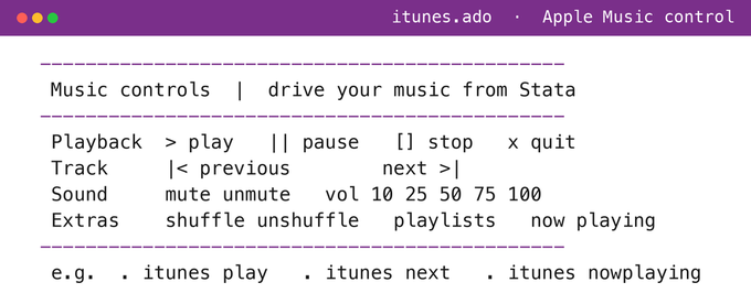 itunes.ado Apple Music control panel